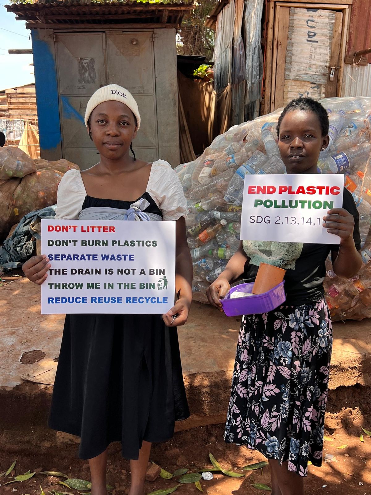 “End plastic pollution” — SDG 2, 13, 14