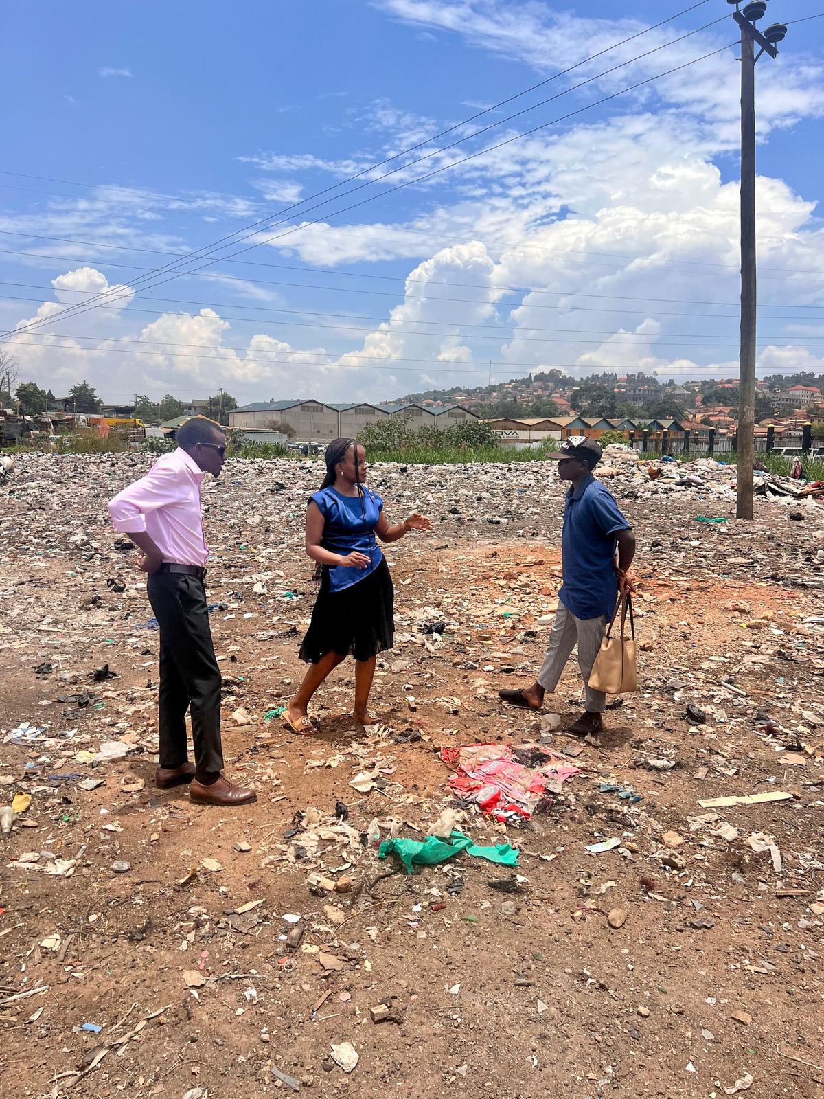 Field visit to the dump site